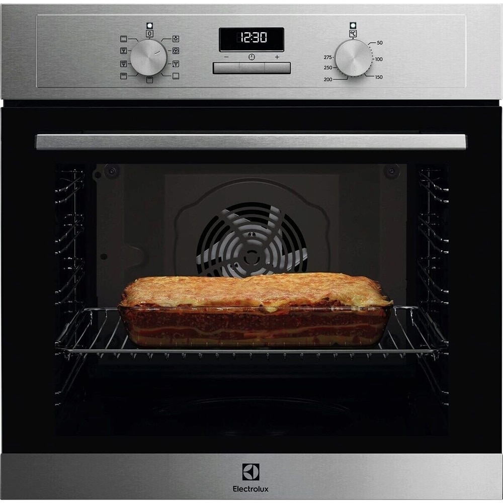 Cuptor incorporabil ELECTROLUX SurroundCook EOF3F00X, Electric, Autocuratare catalitica, 72 l, Clasa A, inox antiamprenta