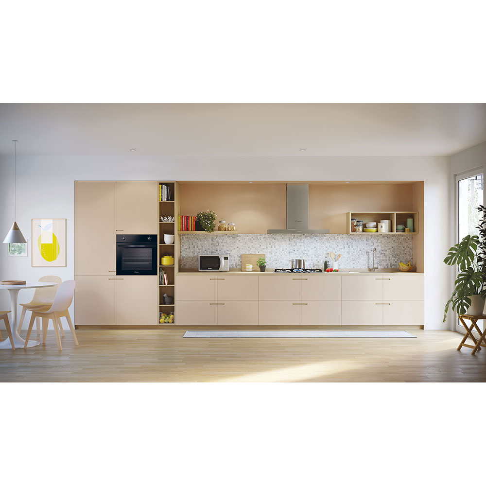 Cuptor incorporabil CANDY FIDC N100, Electric, 70 l, Clasa A, negru