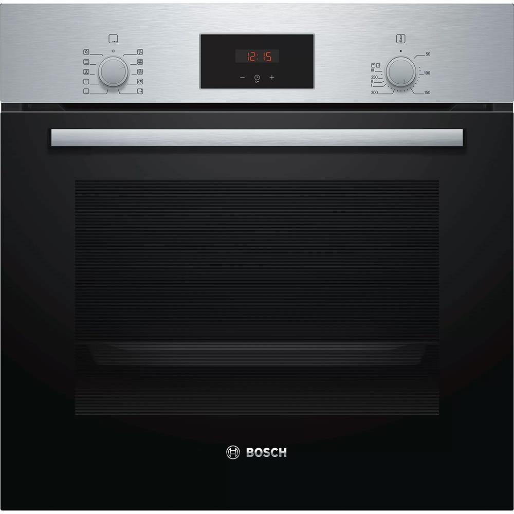 Cuptor incorporabil BOSCH HBF154BS0, Electric, Autocuratare EcoClean, 66 l, Clasa A, inox