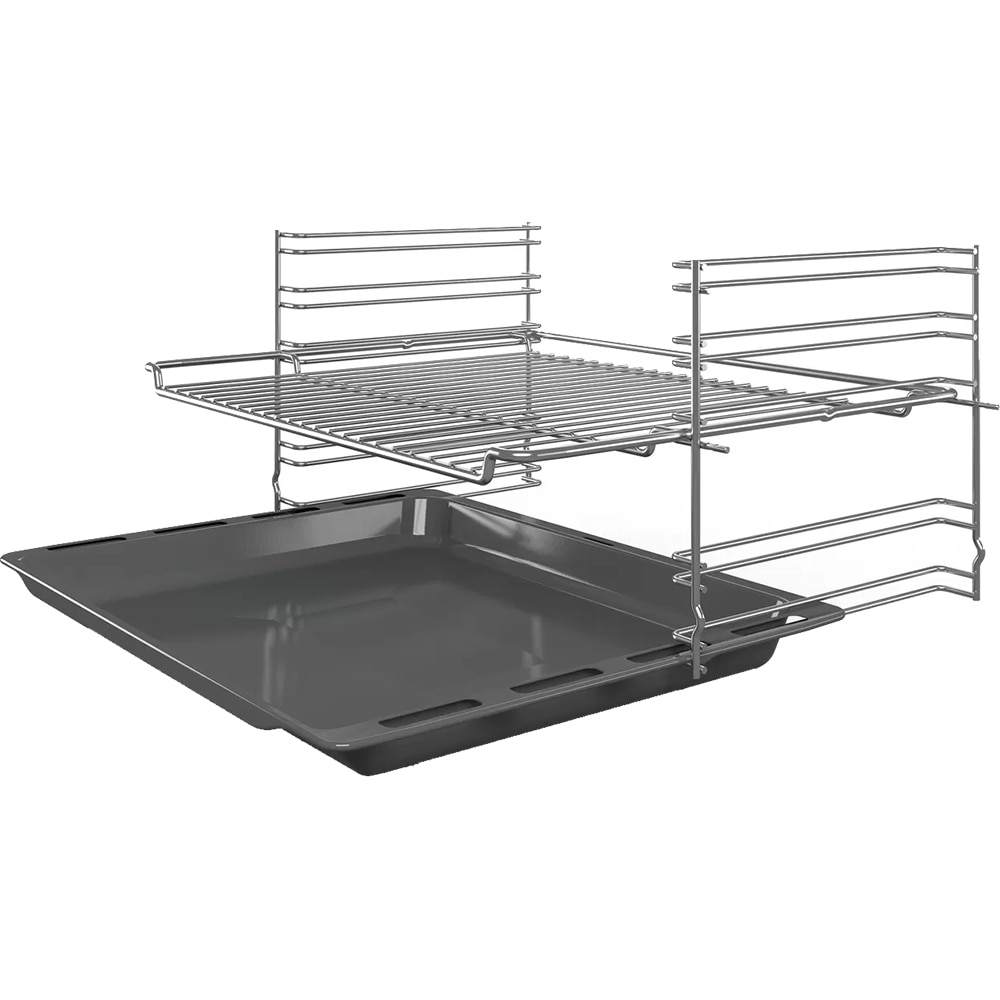 Cuptor incorporabil BOSCH HBF154BS0, Electric, Autocuratare EcoClean, 66 l, Clasa A, inox