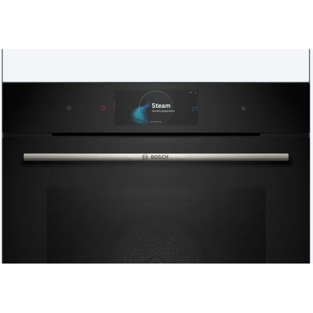 Cuptor incorporabil BOSCH HRG7784B1, Electric, Gatire cu abur, Autocuratare pirolitica, 71 l, Clasa A+, negru