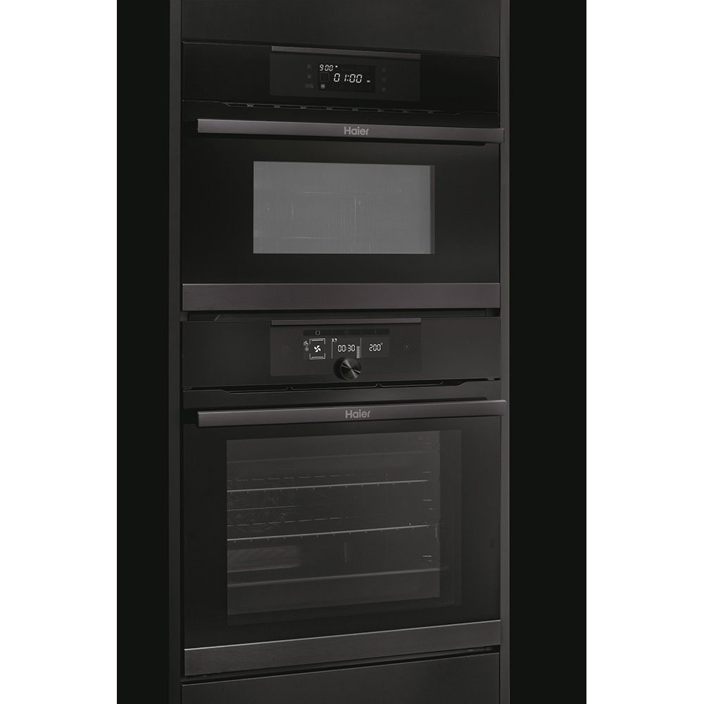 Cuptor incoporabil HAIER HWO60SM5F5BH, Electric, Autocuratare catalitica, 70 l, Clasa A+, Wi-Fi, negru