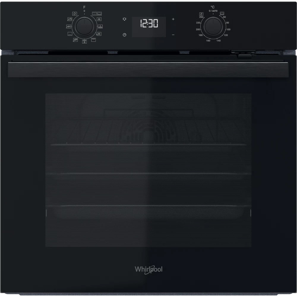 Cuptor incorporabil WHIRLPOOL OMR58HU1B, Electric, Autocuratare hidrolitica, 71 l, Clasa A+, negru