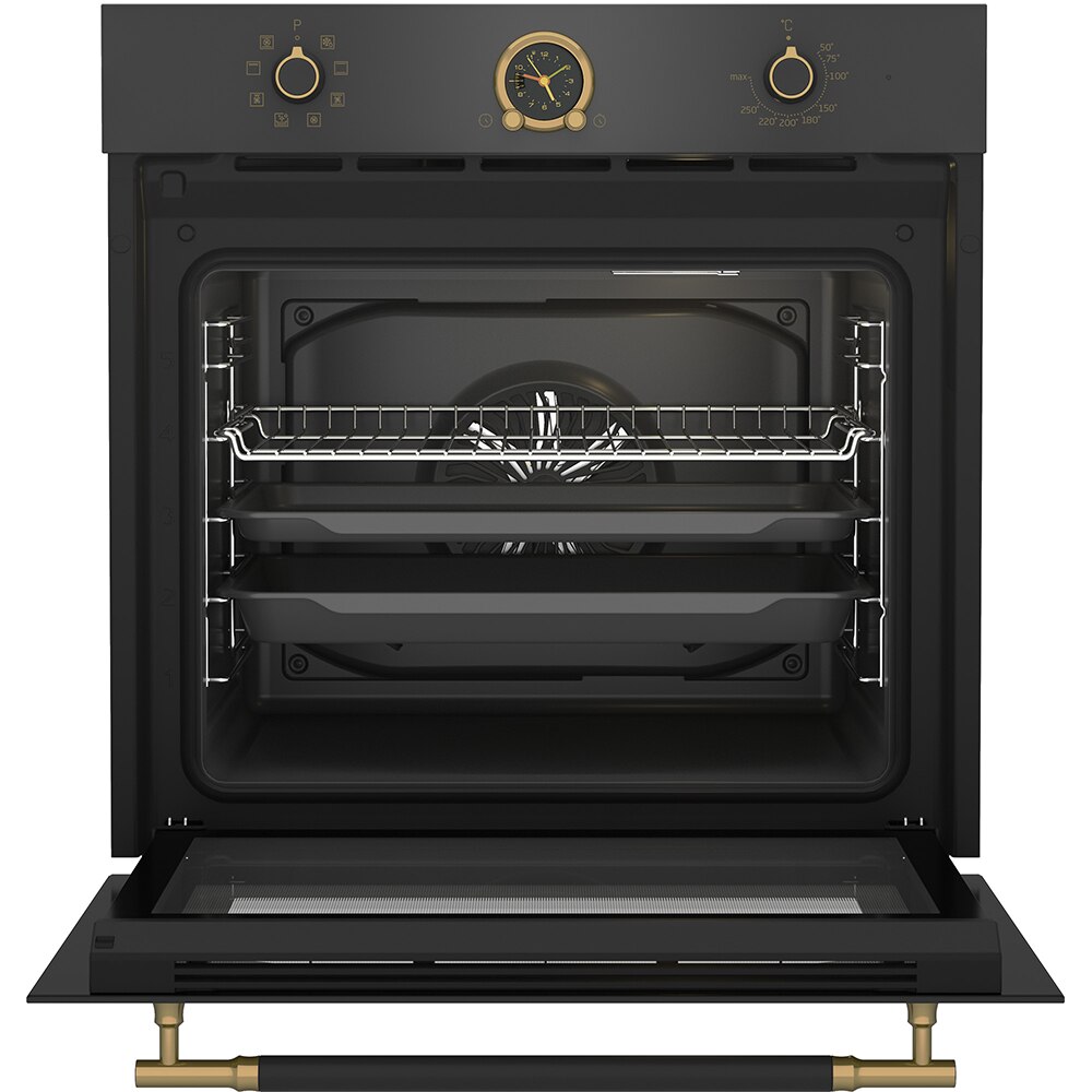 Cuptor incorporabil BEKO RBIM19200AD, Electric, 72 l, Clasa A, antracit