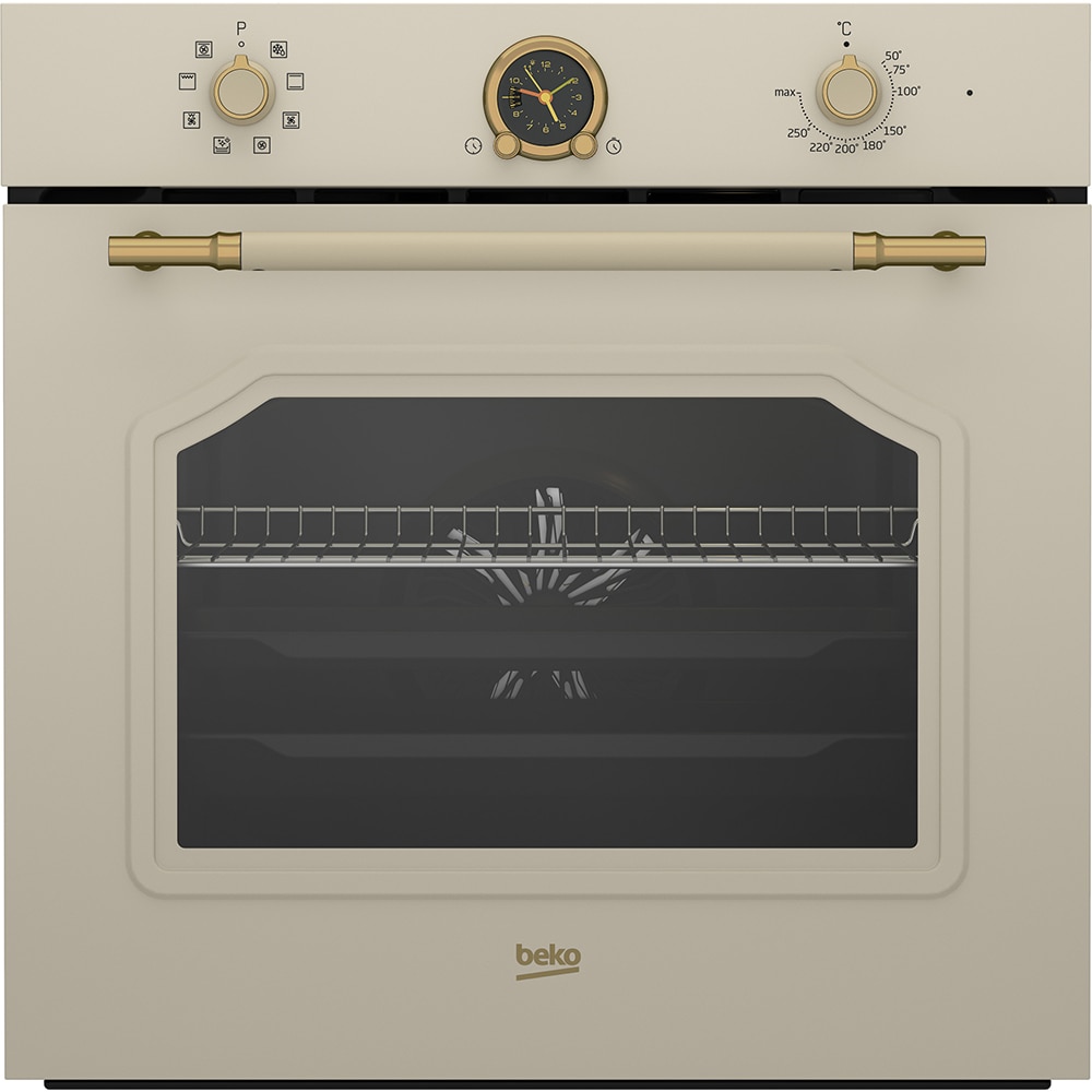Cuptor incorporabil BEKO RBIM19200CD, Electric, 72 l, Clasa A, crem