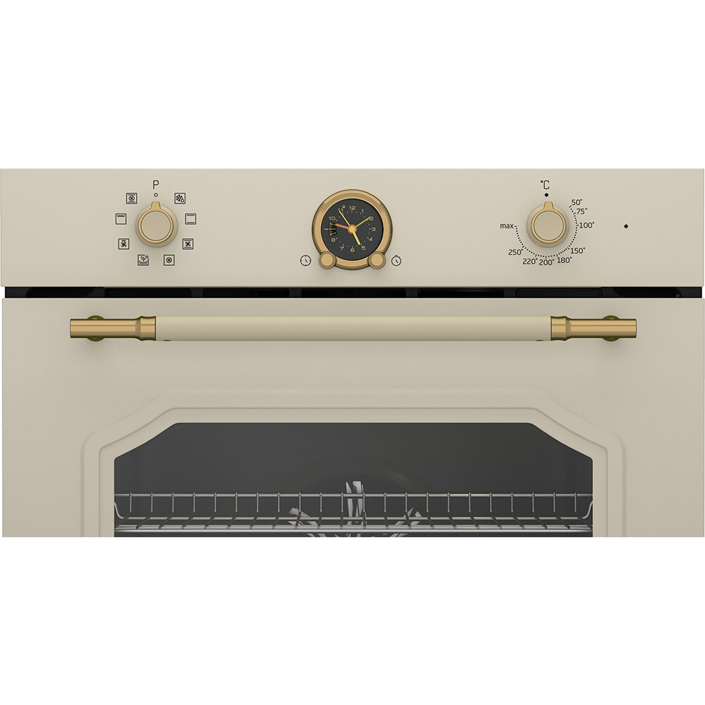 Cuptor incorporabil BEKO RBIM19200CD, Electric, 72 l, Clasa A, crem