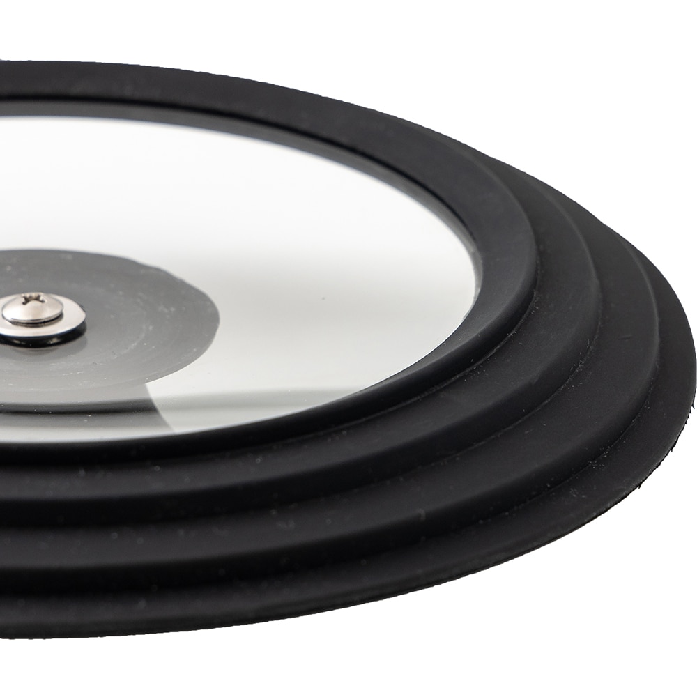 Capac MYRIA MC4036, 24-26-28cm, silicon, negru