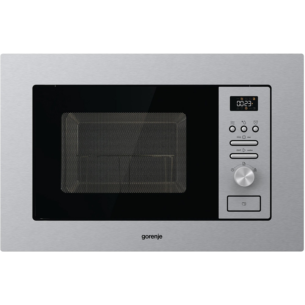 Cuptor cu microunde incorporabil GORENJE BM201AG1X, 20l, 800 W, grill, inox