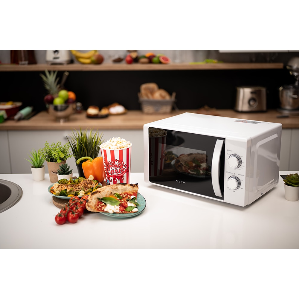 Cuptor microunde cu grill MYRIA MY4054WHG, 20l, 700W, alb