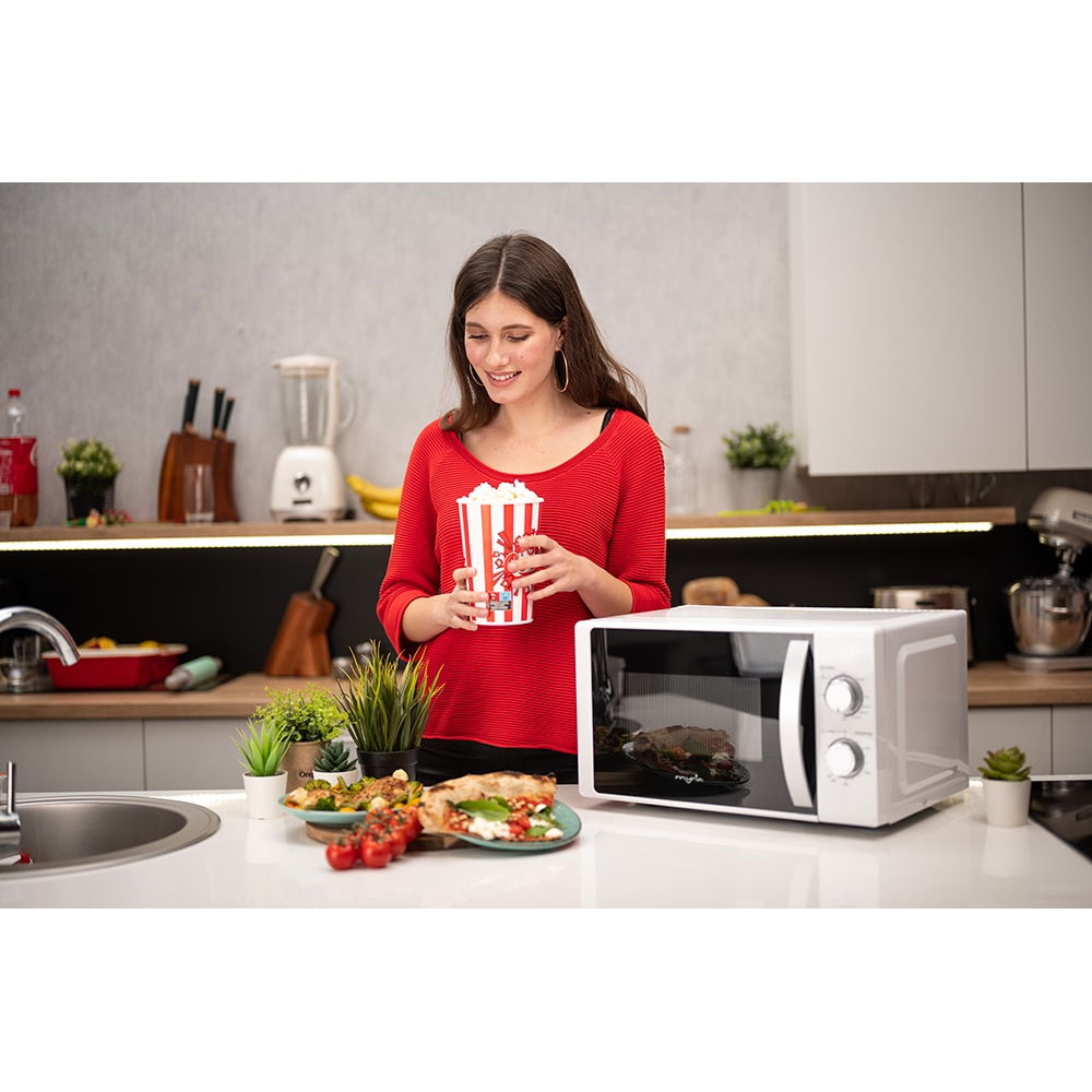 Cuptor microunde cu grill MYRIA MY4054WHG, 20l, 700W, alb