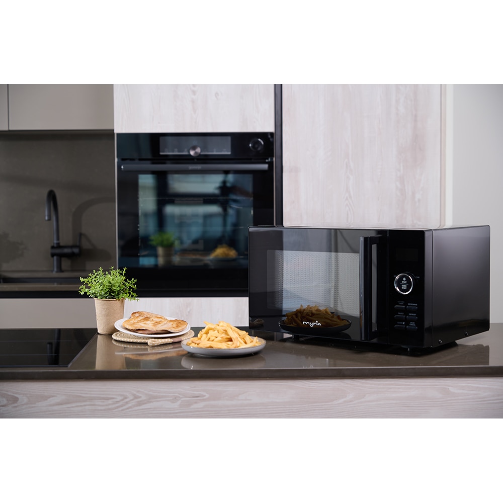 Cuptor microunde MYRIA MY4701BK, 25l, 900W, negru