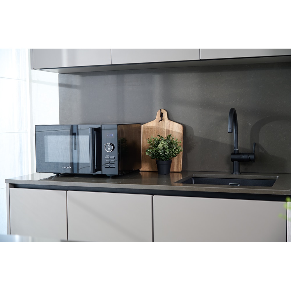 Cuptor microunde MYRIA MY4701BK, 25l, 900W, negru