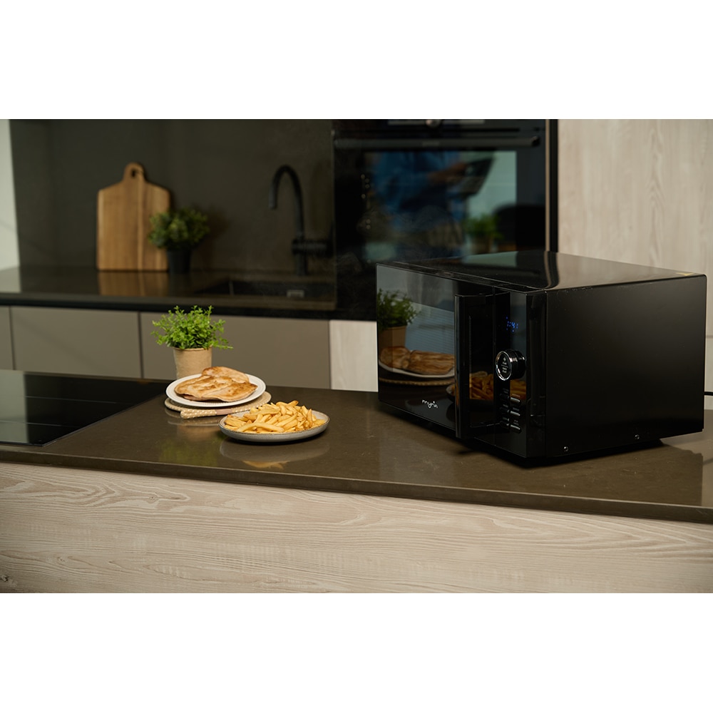 Cuptor microunde MYRIA MY4701BK, 25l, 900W, negru