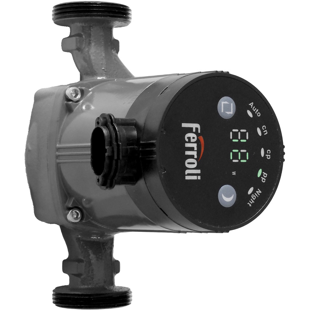 Pompa electronica de circulatie FERROLI CRS 25-6/180, 45W, 180 mm, 220V, negru