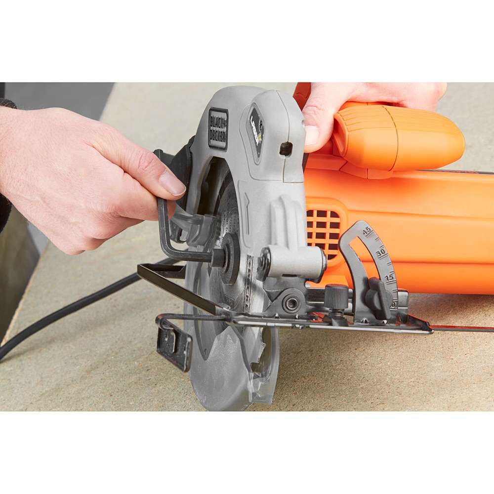 Fierastrau circular BLACK&DECKER CS1250LA, 1250W, 5300RPM, 190mm diametru panza