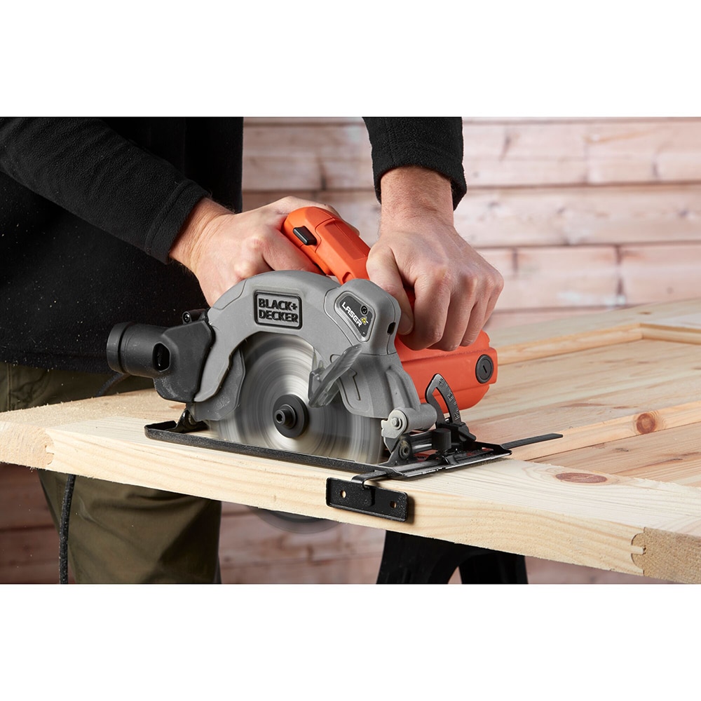 Fierastrau circular BLACK&DECKER CS1250LA, 1250W, 5300RPM, 190mm diametru panza