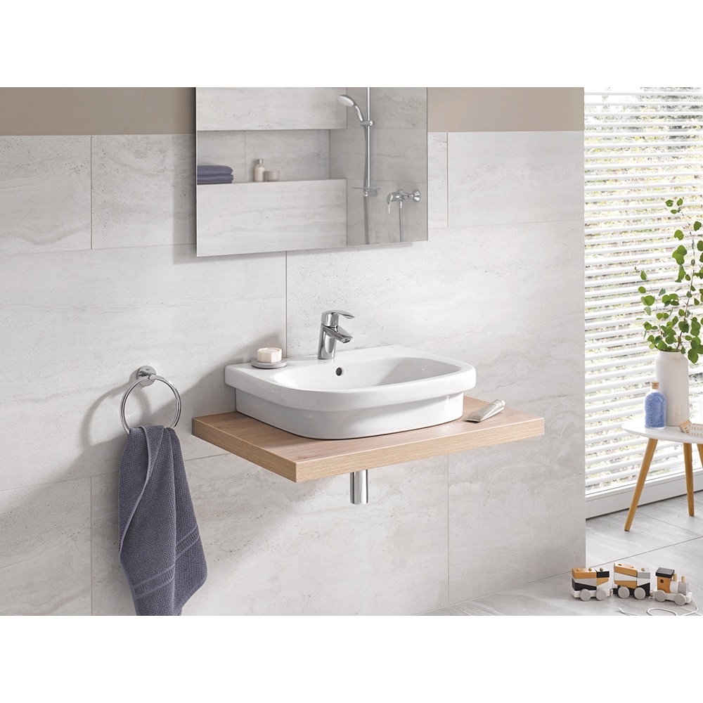 Chiuveta baie GROHE Euro Ceramic 39337000, montare pe perete, 59.6 x 48.3 cm, alb