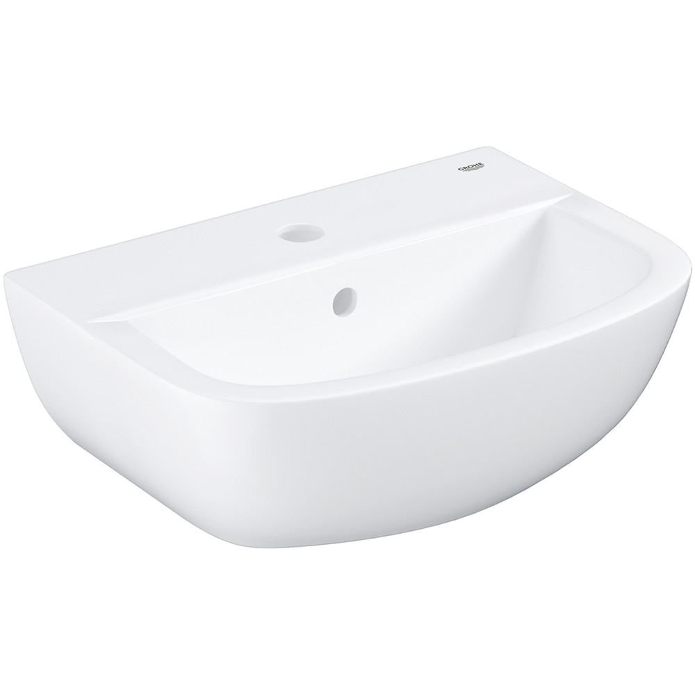 Chiuveta baie GROHE Bau Ceramic 39424000, montare pe perete, 45.4 x 35.4 cm, alb