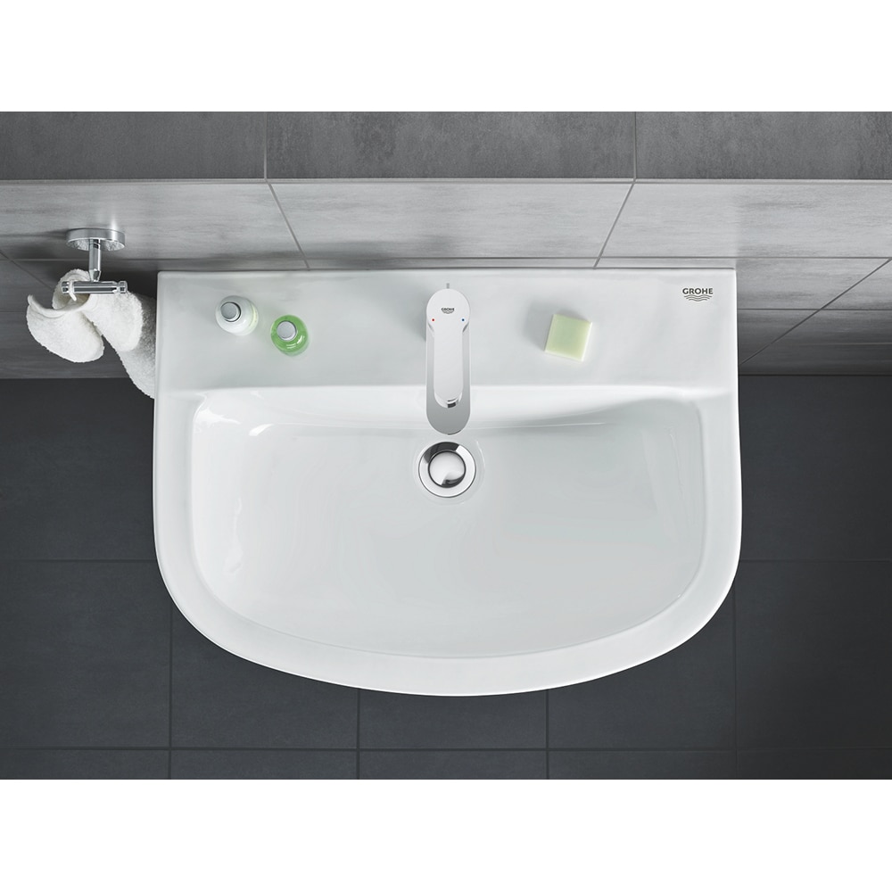 Chiuveta baie GROHE Bau Ceramic 39424000, montare pe perete, 45.4 x 35.4 cm, alb