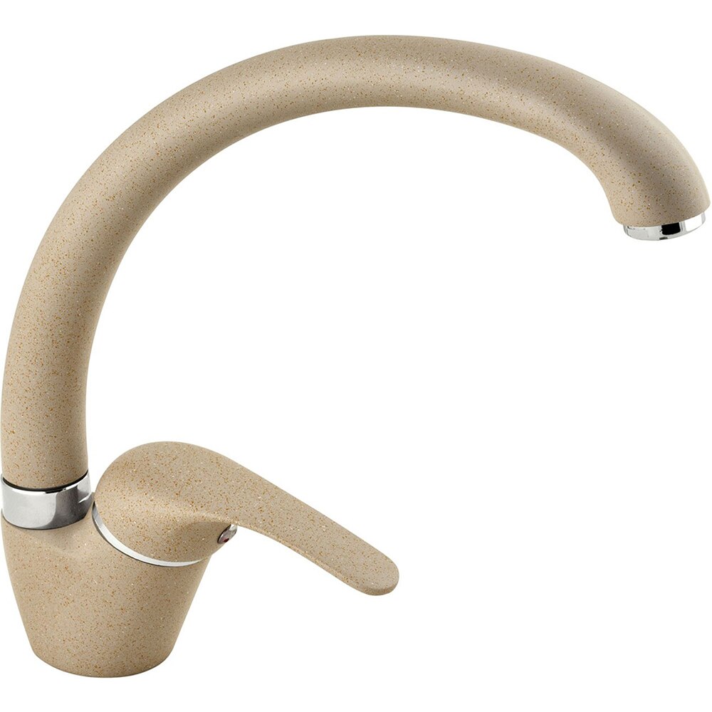 Pachet chiuveta ALVEUS Boogie 10 G55, 1 cuva, compozit granit + baterie GM230G55, bej