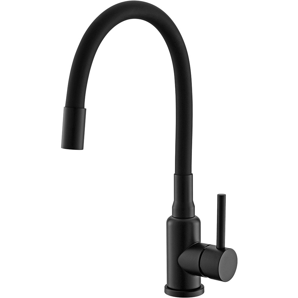 Pachet chiuveta ALVEUS Cadit 40 G91, 1 cuva, picurator reversibil, compozit granit, baterie Flexa F, accesorii, negru