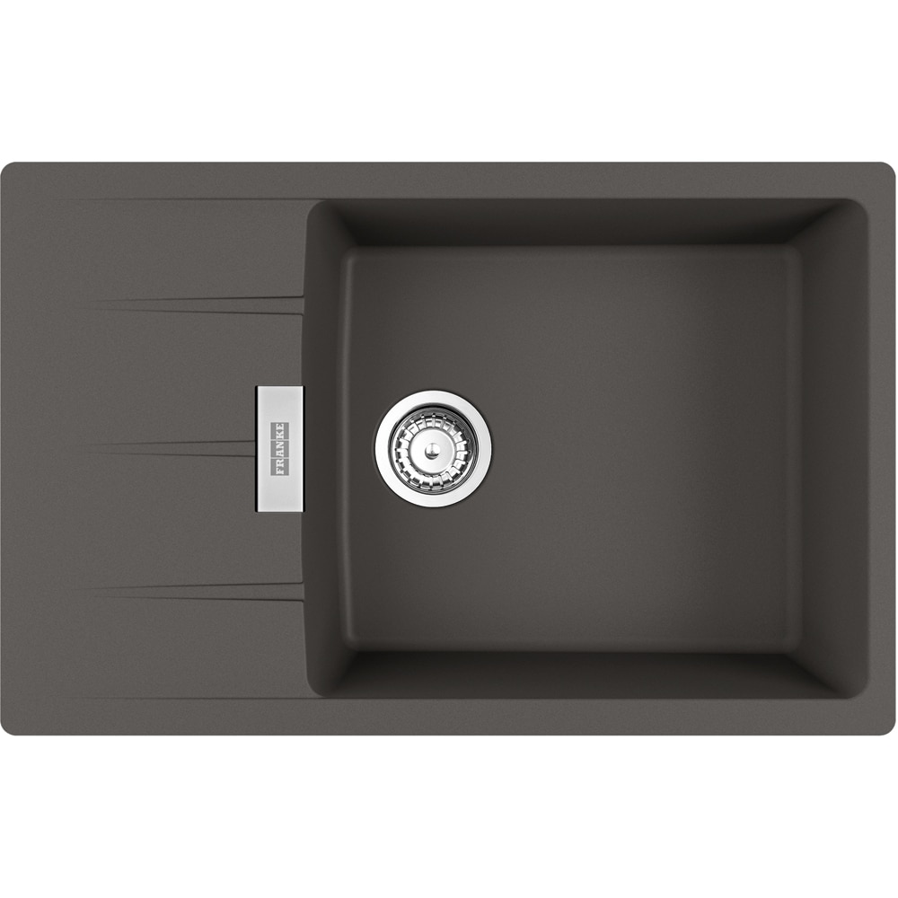 Chiuveta bucatarie FRANKE Centro CNG 611-78 XL, 1 cuva, picurator reversibil, granit, gri antracit