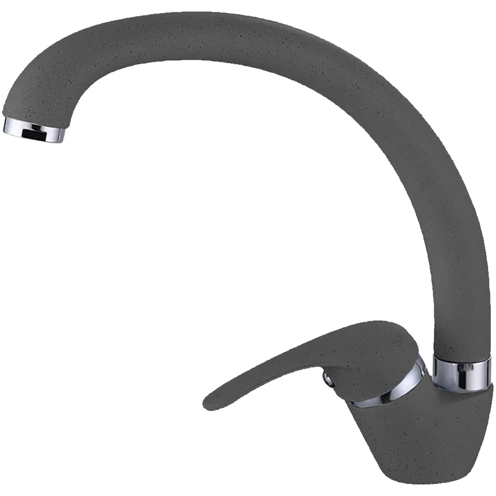 Pachet chiuveta PYRAMIS Econom, 1 cuva, picurator reversibil, compozit granit + baterie, gri