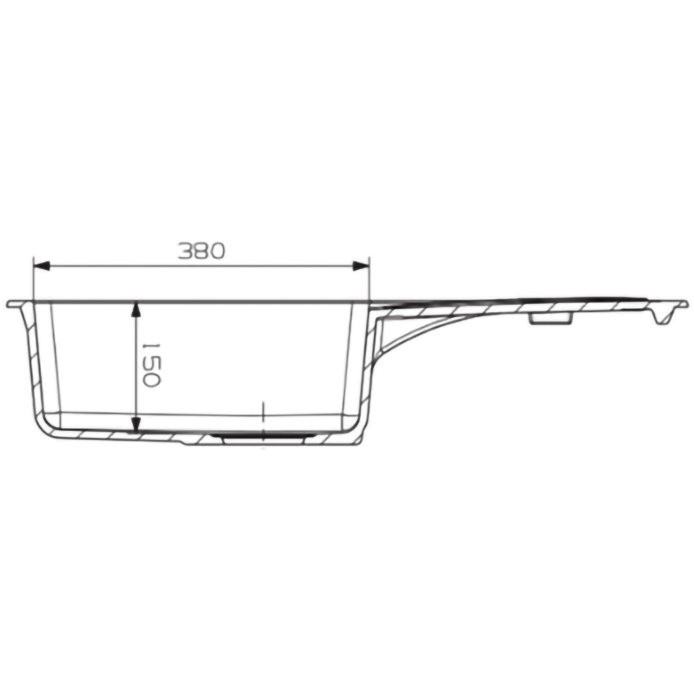 Pachet chiuveta ALVEUS Galapagos 30 G91, 1 cuva, picurator reversibil, compozit granit, baterie Kati G91, negru