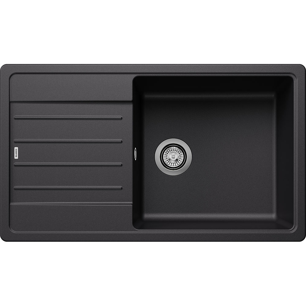 Chiuveta bucatarie BLANCO Legra XL 6 S, 1 cuva, picurator reversibil, compozit granit, negru