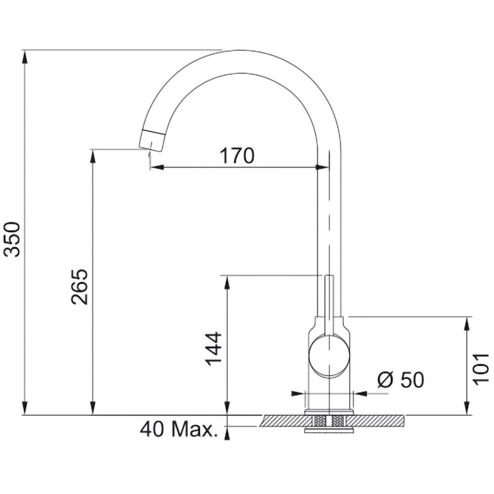 Pachet chiuveta FRANKE MRG 610-39, 1 cuva, compozit granit + baterie Pola, avena
