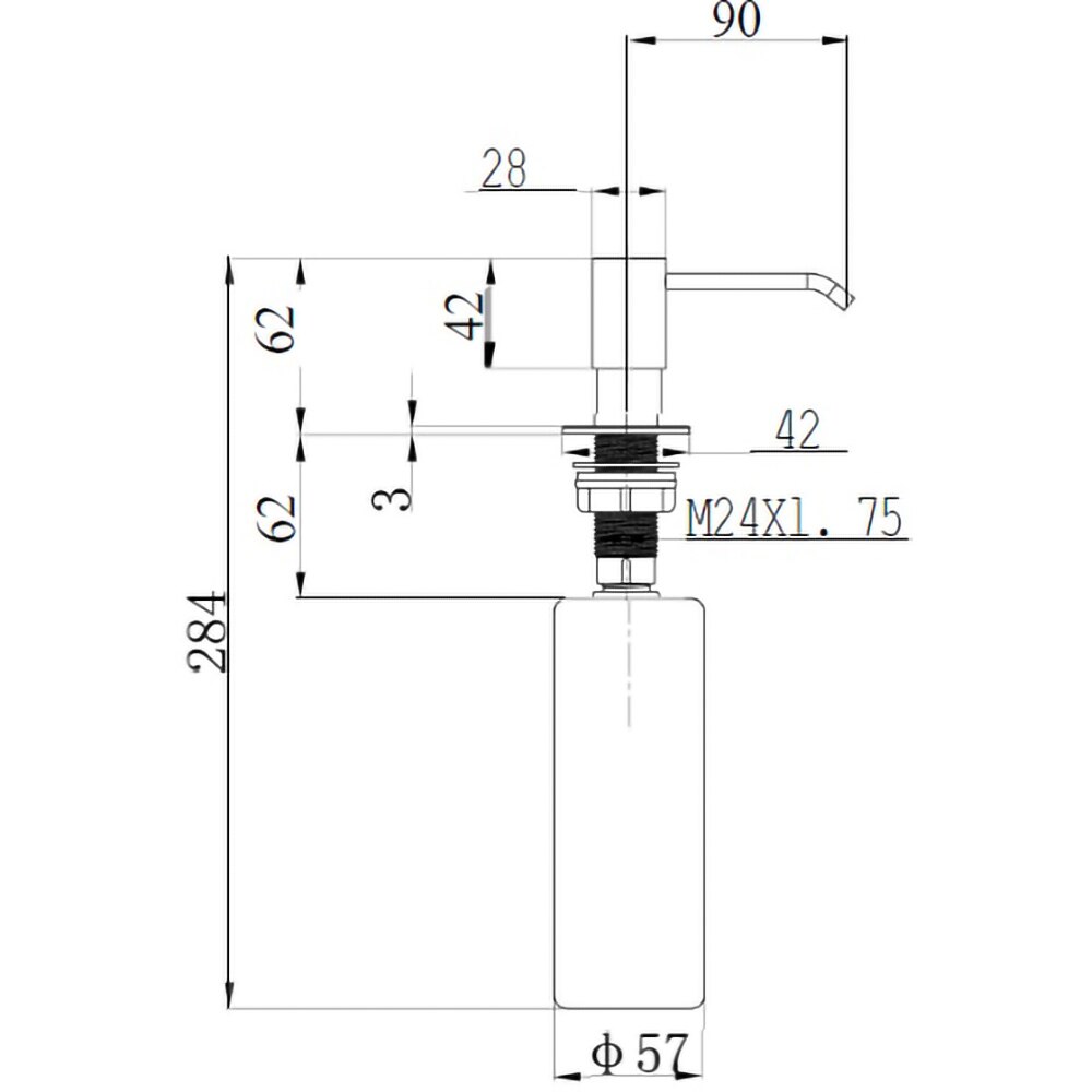 Pachet chiuveta ALVEUS Record 40 G55, 1 cuva, picurator reversibil, compozit granit + baterie Flexa + dozator, bej