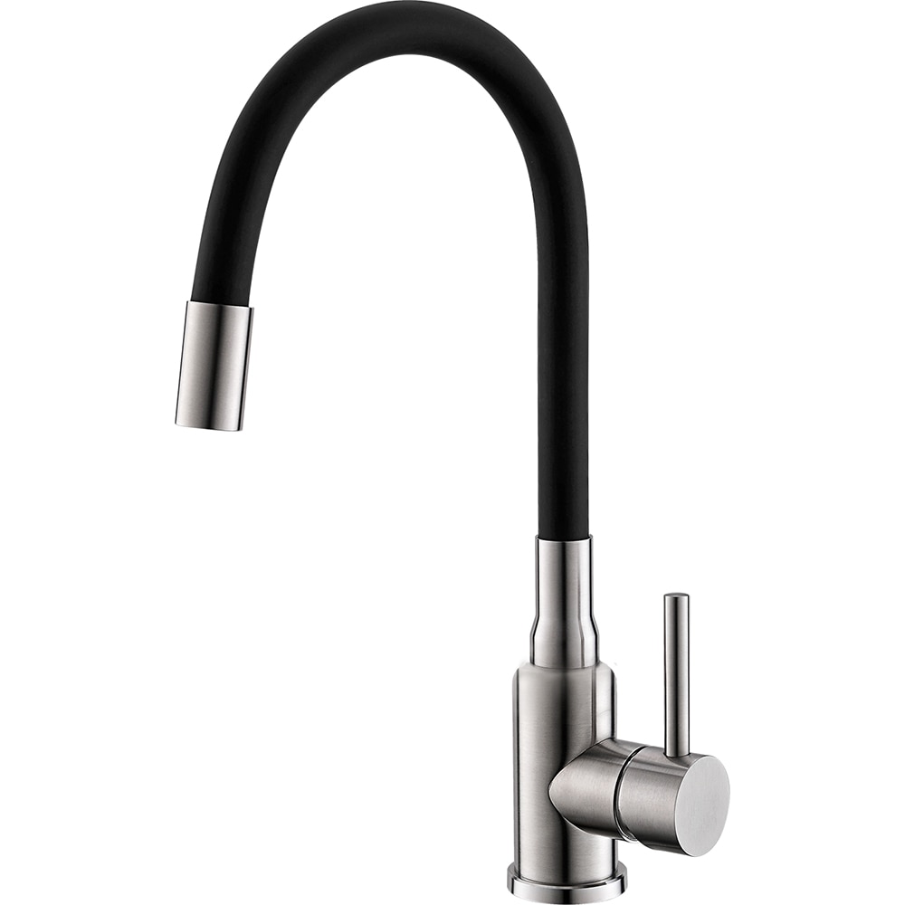 Pachet chiuveta ALVEUS Record 40 G91, 1 cuva, picurator reversibil, compozit granit + baterie Flexa + dozator, negru