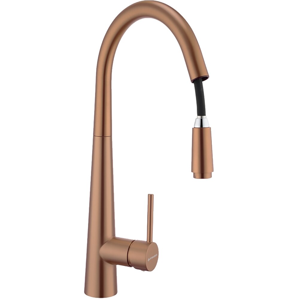 Pachet chiuveta PYRAMIS Altexia Diamond Square 76, compozit granit + baterie, alb