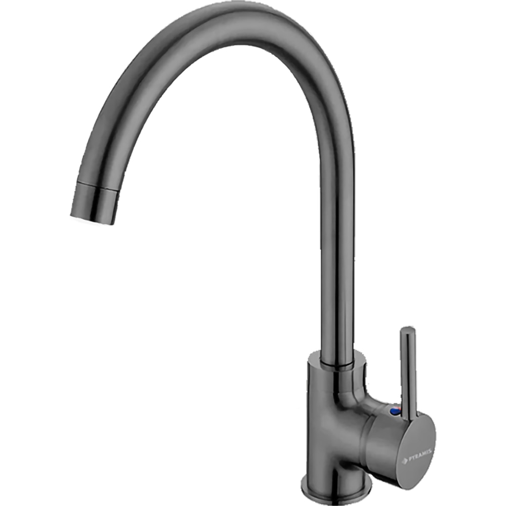 Pachet chiuveta PYRAMIS Altexia Modern Square 57, compozit granit + baterie, alb