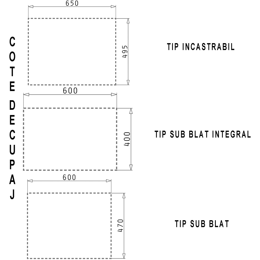 Pachet chiuveta PYRAMIS Altexia Modern Square 67, compozit granit + baterie, gri