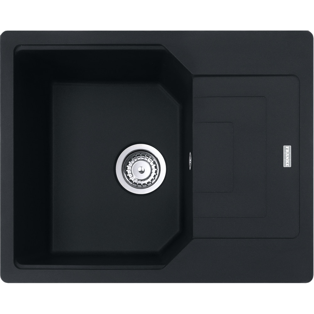 Chiuveta bucatarie FRANKE Urban UBG 611-62, 1 cuva, picurator reversibil, granit, negru mat