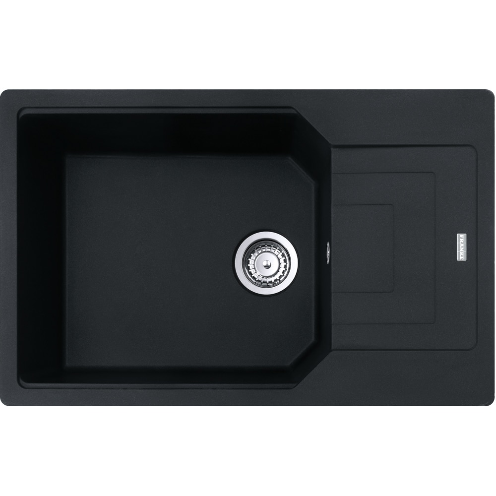 Chiuveta bucatarie FRANKE Urban UBG 611-78L, 1 cuva, picurator reversibil, granit, negru mat