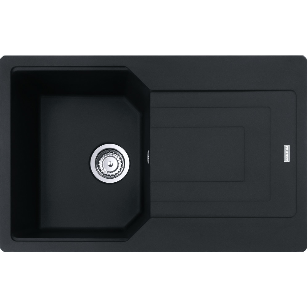 Chiuveta bucatarie FRANKE Urban UBG 611-78, 1 cuva, picurator reversibil, granit, negru mat