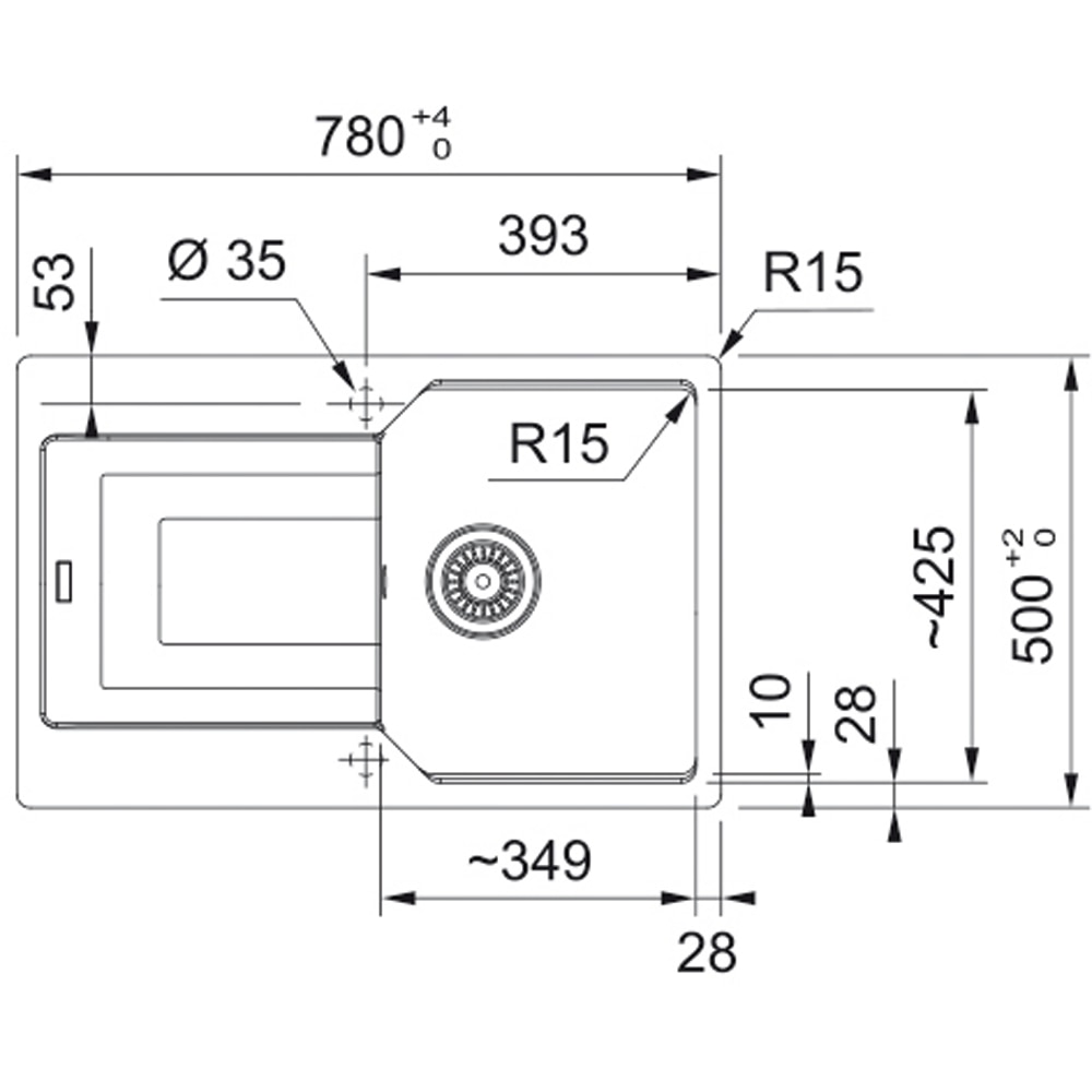 Chiuveta bucatarie FRANKE Urban UBG 611-78, 1 cuva, picurator reversibil, granit, gri antracit