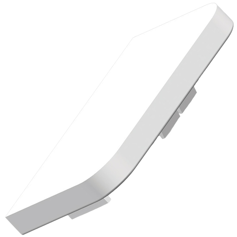 Capac canal cablu VISION, plastic, 100 x 50mm, alb