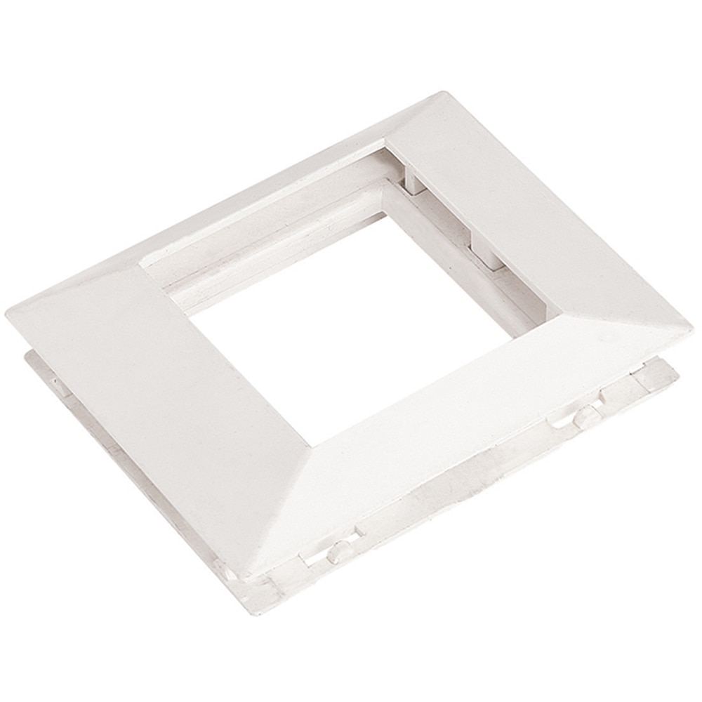 Rama si suport canal cablu VISION, plastic, 45 x 45mm, 1 modul, alb