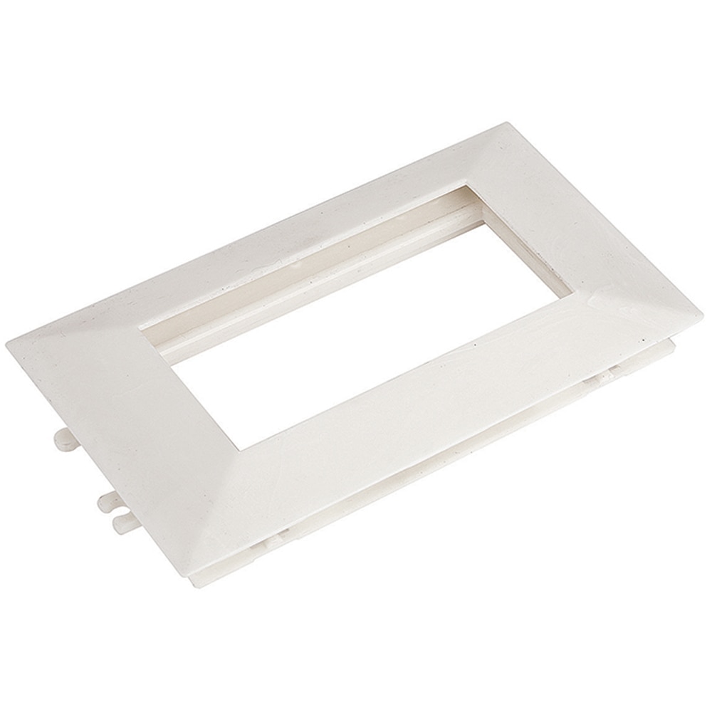 Rama si suport canal cablu VISION, plastic, 45 x 45mm, 2 module, alb