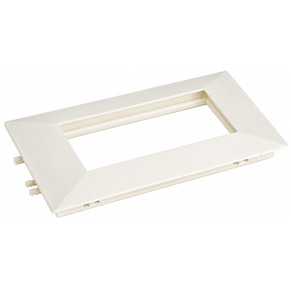 Rama si suport canal cablu VISION, plastic, 45 x 45mm, 3 module, alb