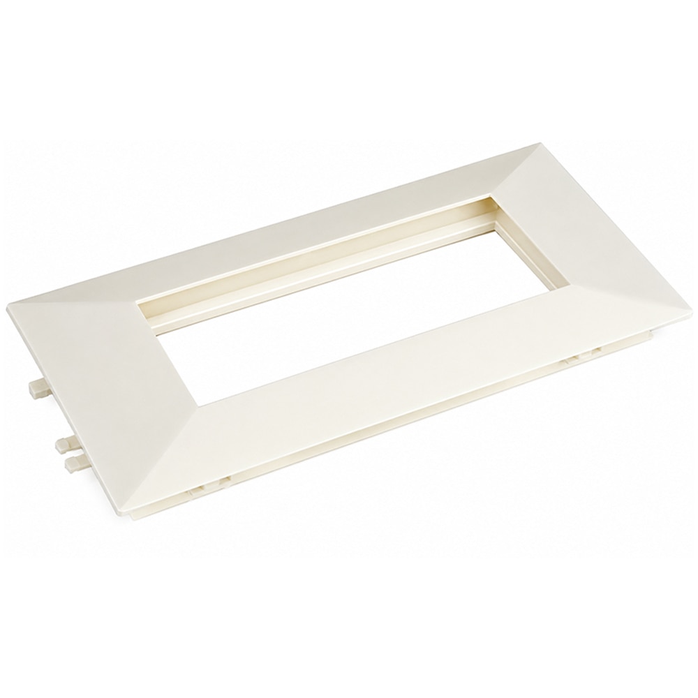 Rama si suport canal cablu VISION, plastic, 45 x 45mm, 4 module, alb