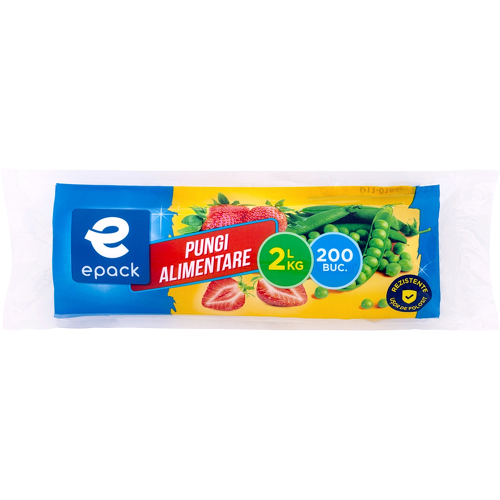 Pungi alimentare EPACK, 2l, 200 bucati