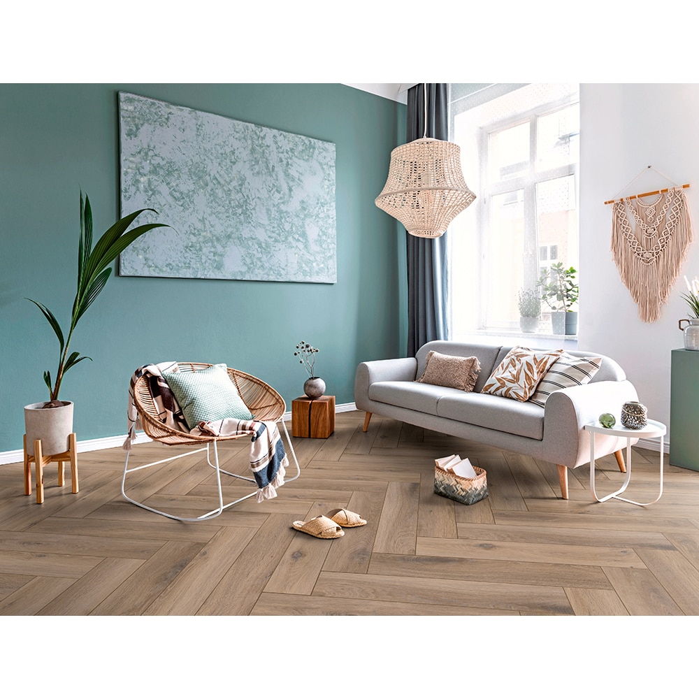 Parchet laminat KRONOTEX, Herringbone D3766, 8 mm, AC4, 1.23 mp/cutie