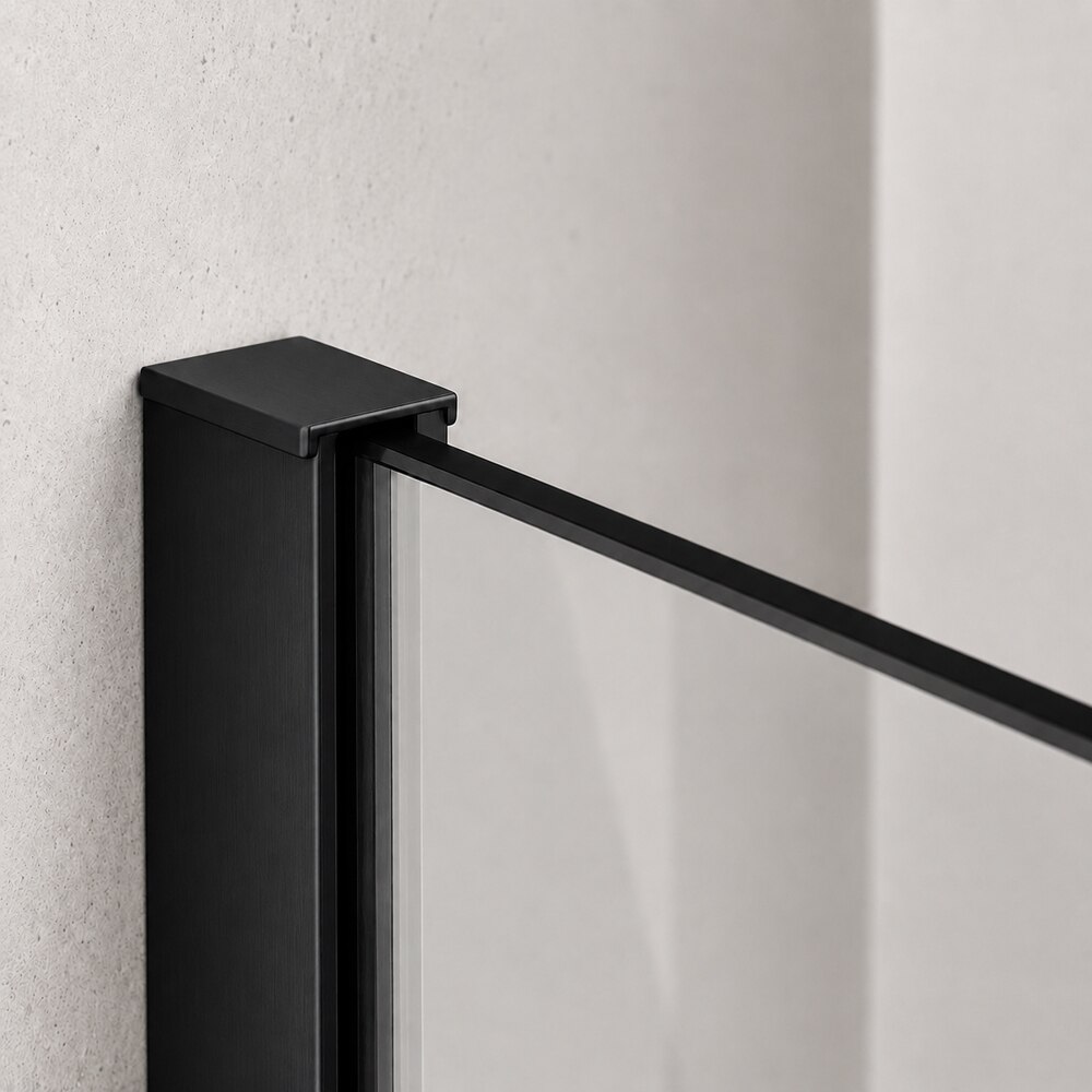 Kit montaj profile pentru paravan dus walk-in SANOTECHNIK Sanoflex, negru