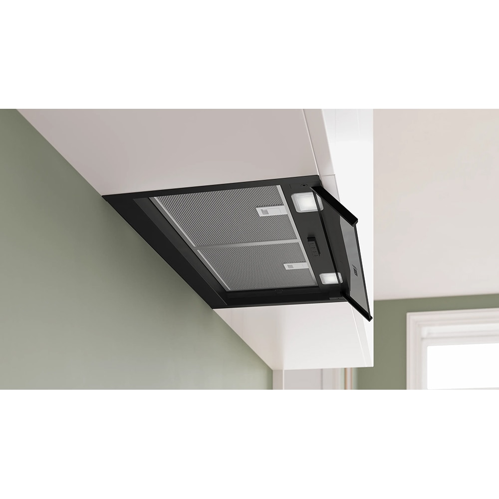 Hota incorporabila BOSCH DBB65CC60, 1 motor, 582 m3/h, L 60 cm, negru