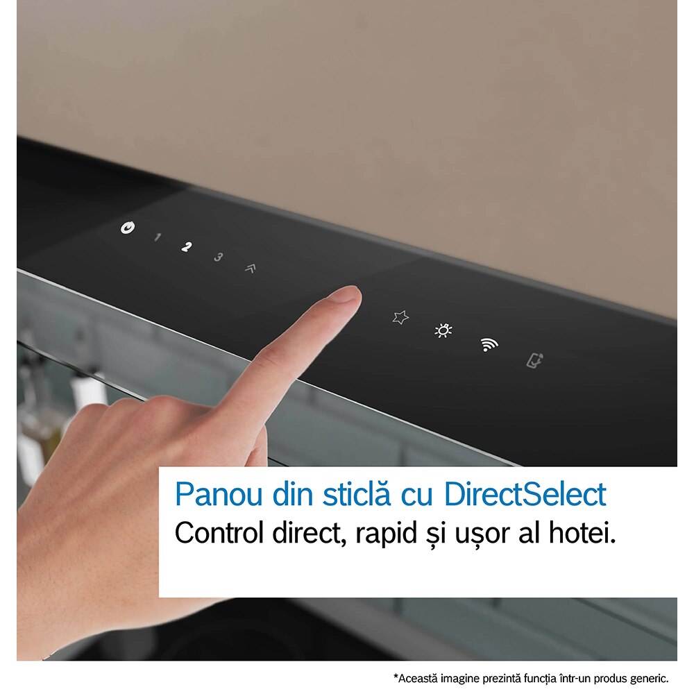 Hota incorporabila BOSCH DBB67DP60, 1 motor, 699 m3/h, L 60 cm, negru