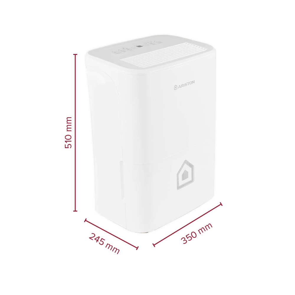 Dezumidificator aer ARISTON DEOS 16s NET, 16l/zi, 430W, Wi-Fi, alb